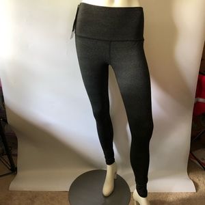 Eagle Rock Yoga Womens Dark Gray Stretch Leggings
